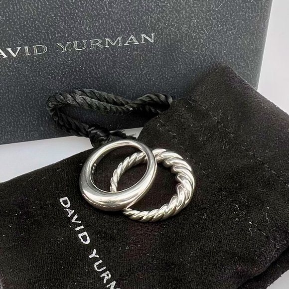 David Yurman Jewelry David Yurman Pure Form Set Of 2 Stack Rings In